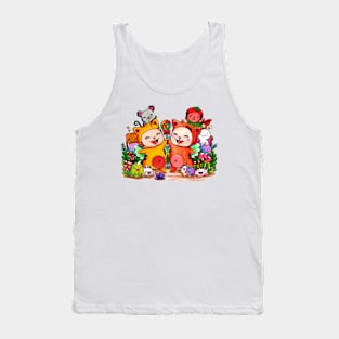 Zodiac GEMINI Doodle Art Series Tank Top